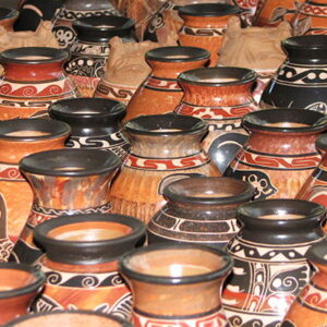 Pottery in Guaitil in the cultural city of Santa Cruz Costa Rica
